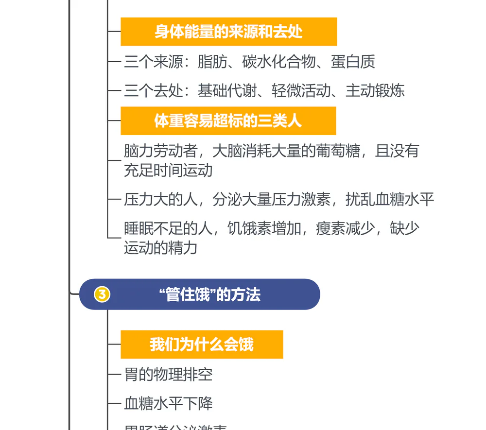 金铂《吃出健康好身材》思维导图：02 赘肉是怎么悄悄长出来的