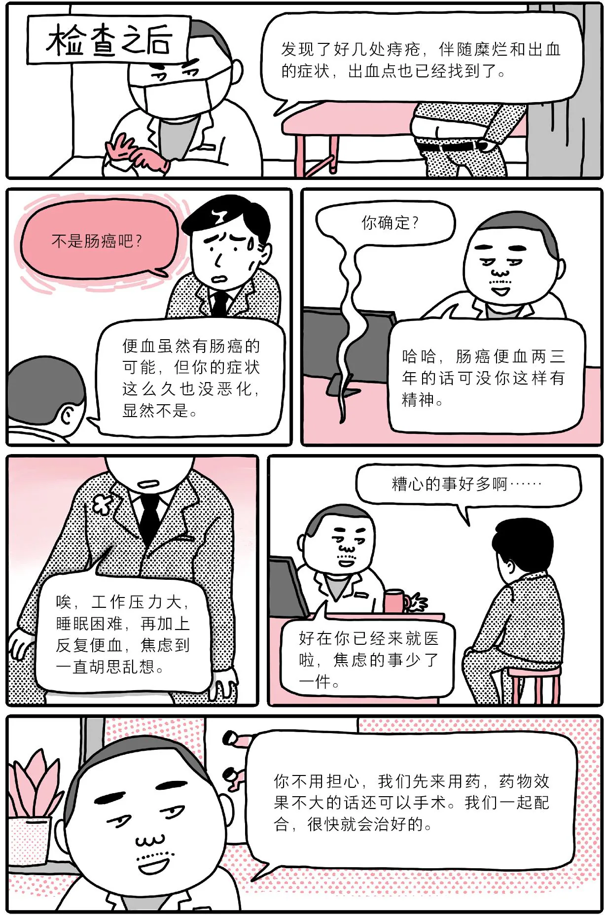 星期一门诊漫画：压力很大的王经理（下）