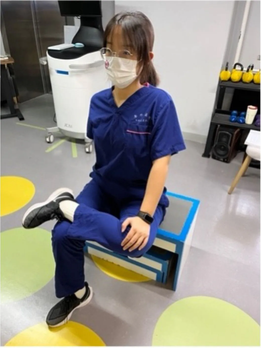 髋部拉伸示范