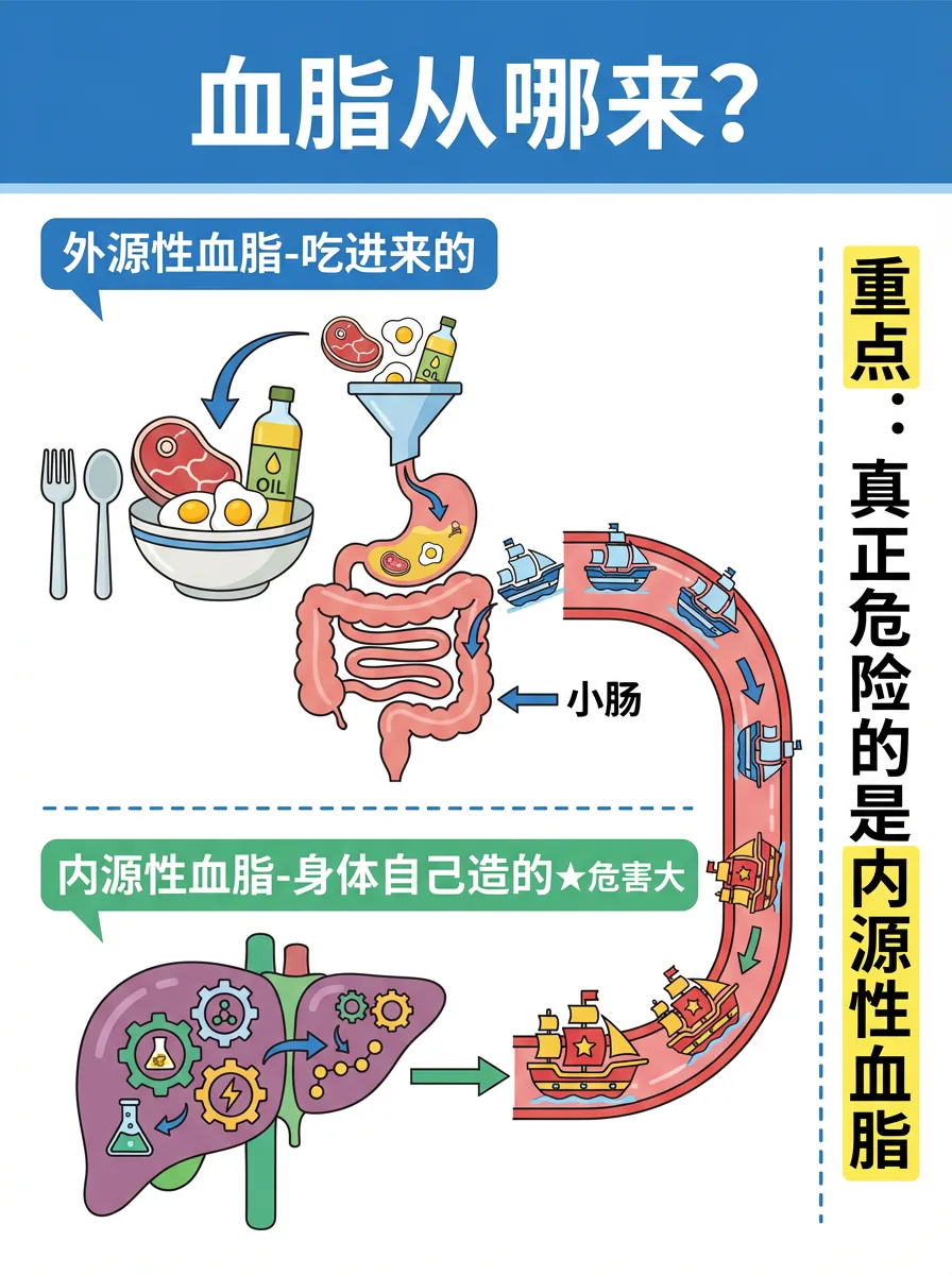 血脂的来源