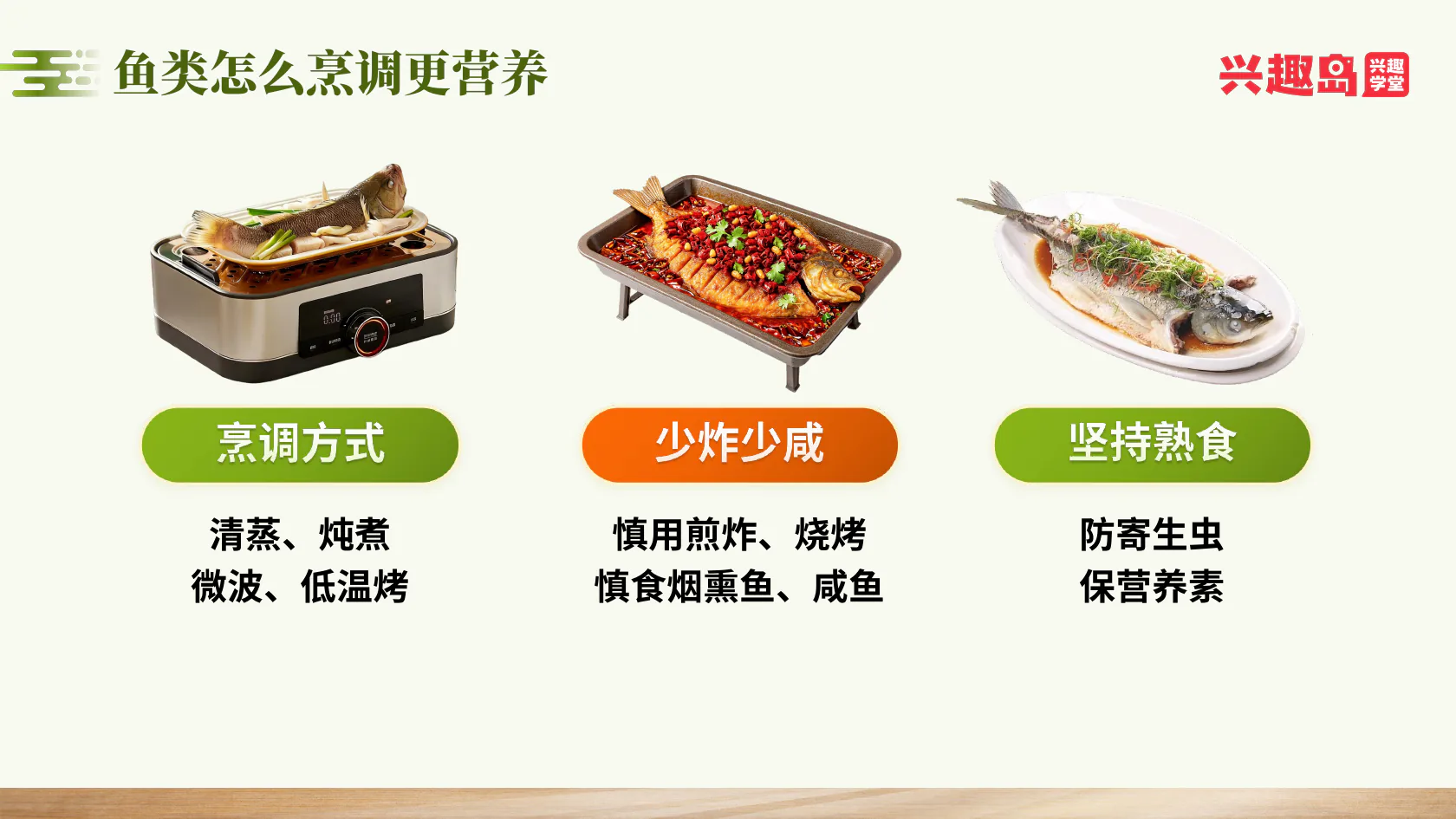 鱼类烹调方式