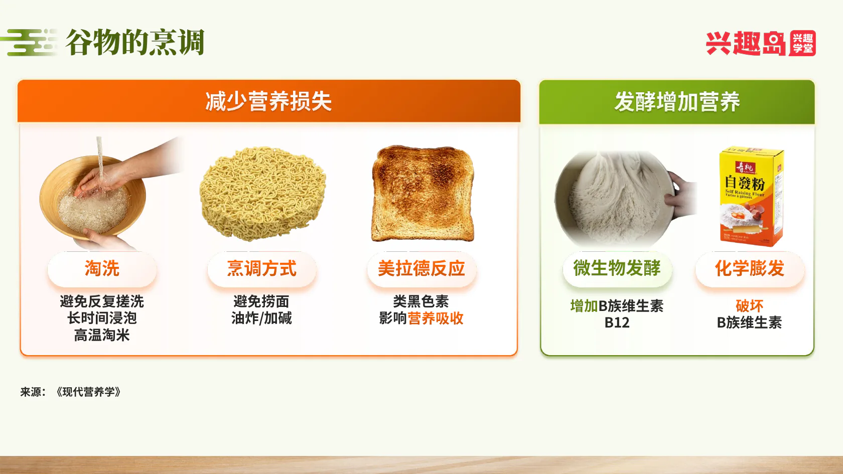 谷物烹调和发酵