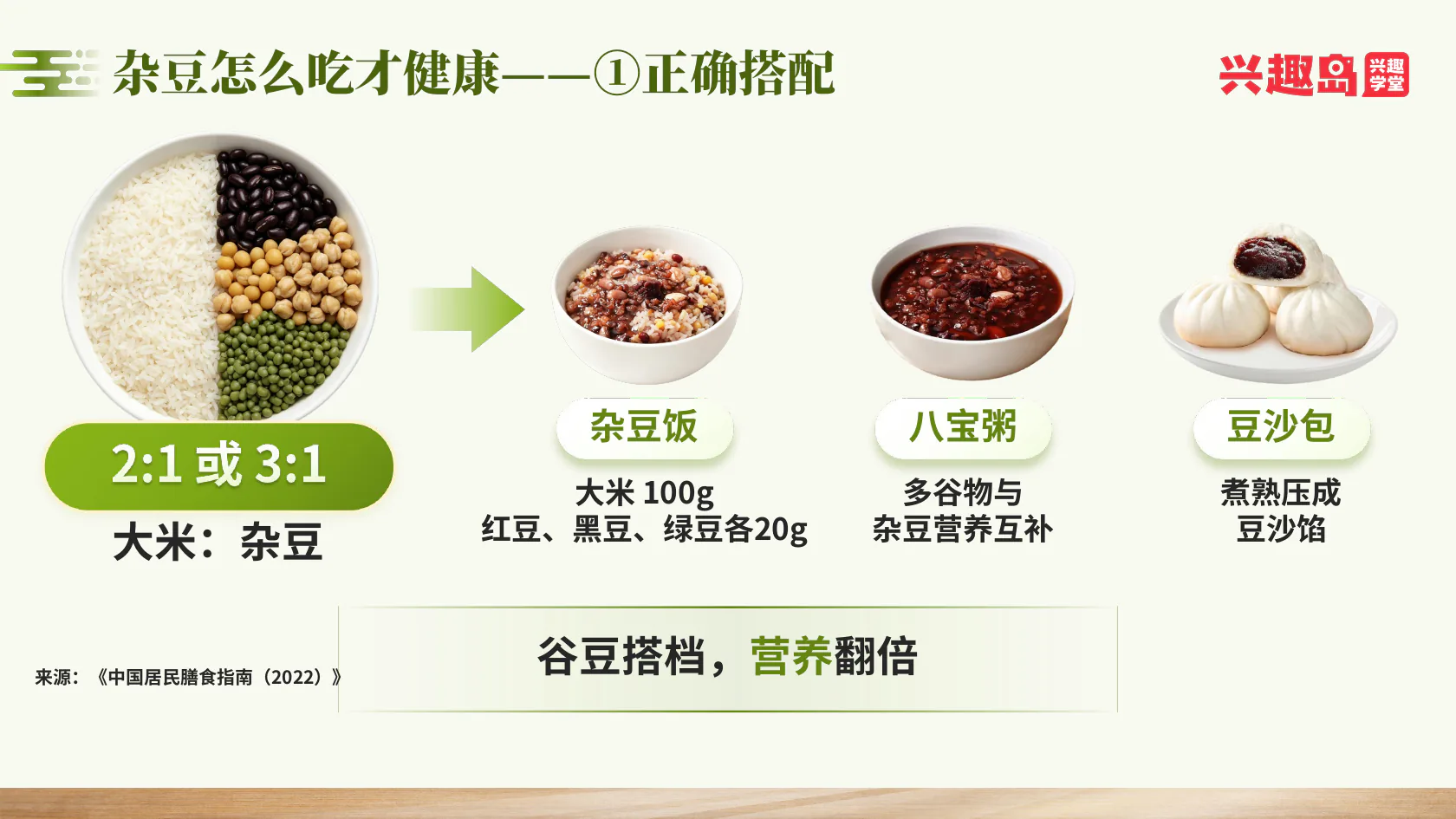 杂豆与谷物搭配