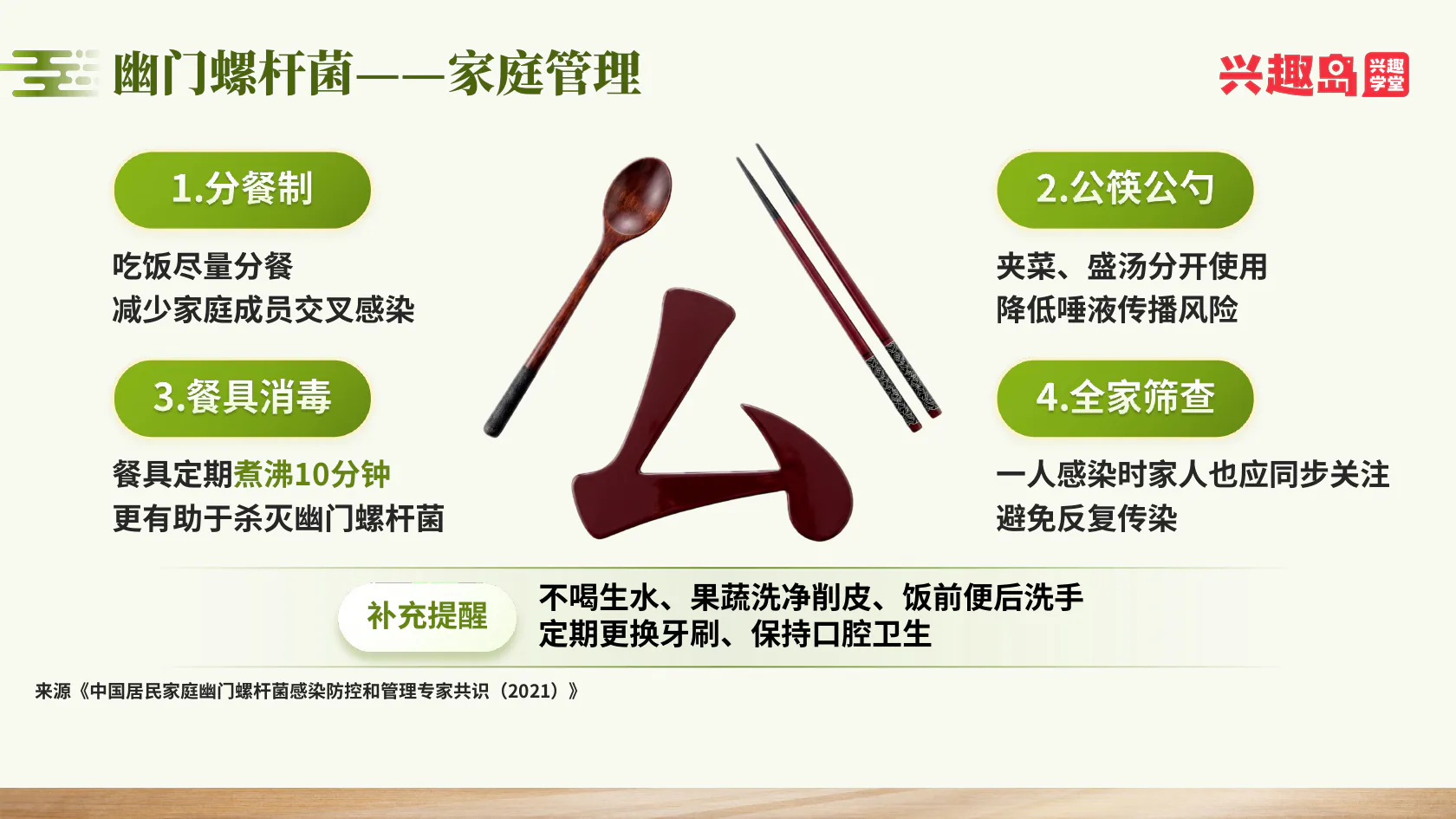 分餐公筷消毒与全家筛查