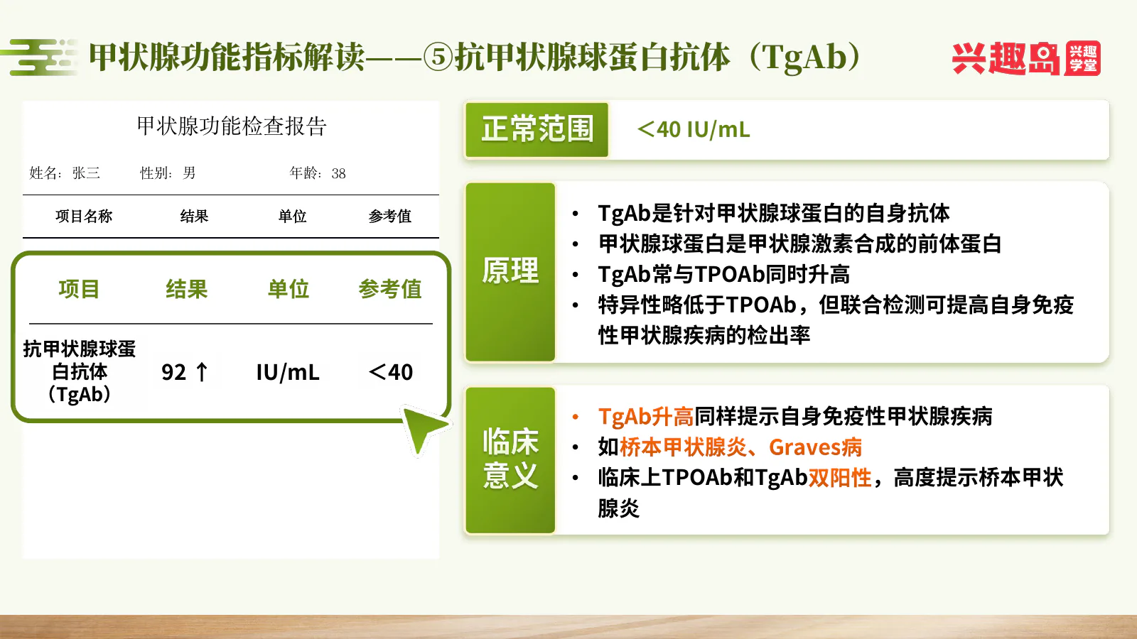 TgAb抗体检查报告与解读