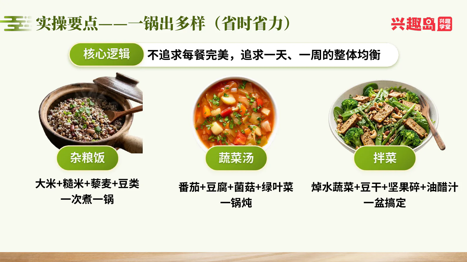 一锅出多样