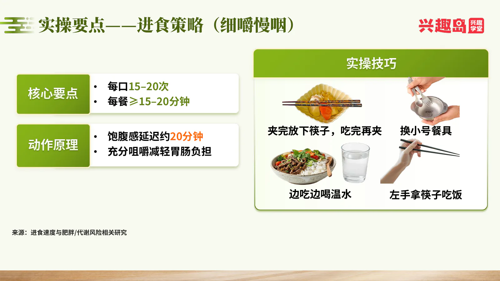 细嚼慢咽
