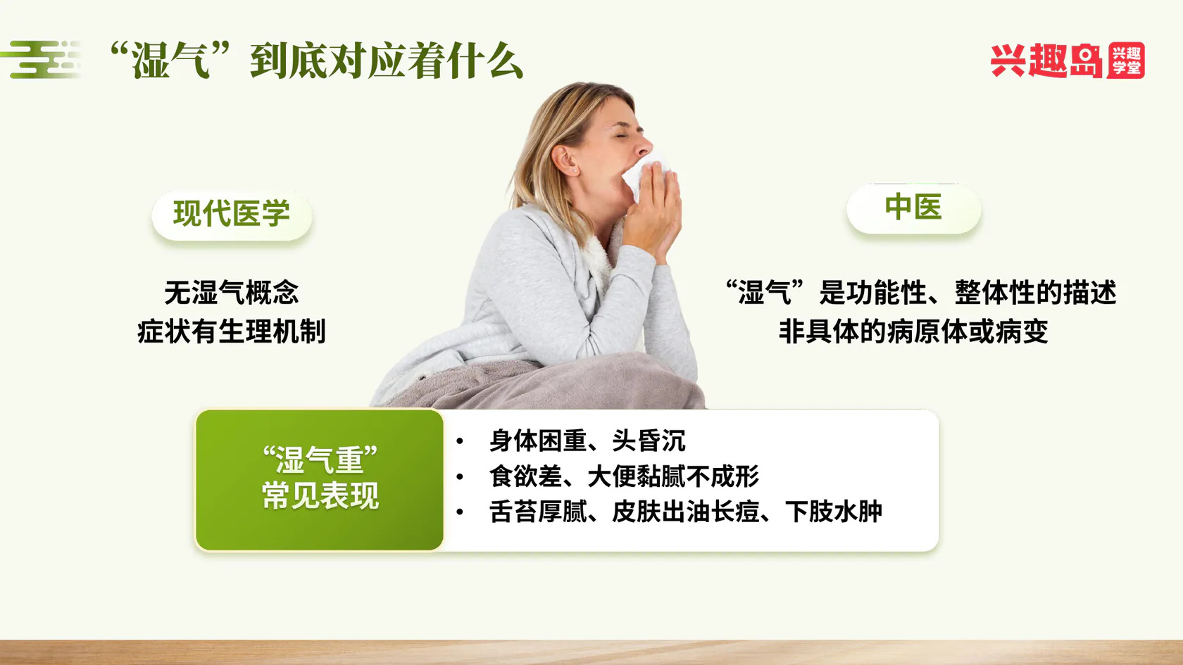 湿气在现代医学和中医语境中的对应