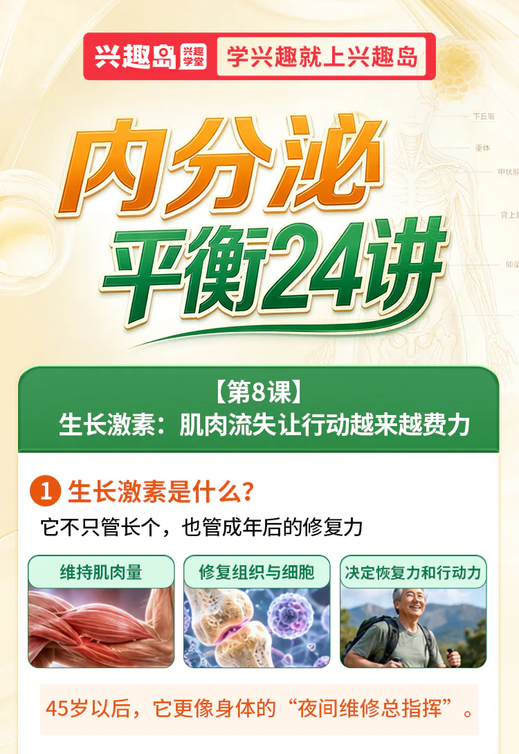 第08讲课程原图第1/7段：生长激素的三类作用
