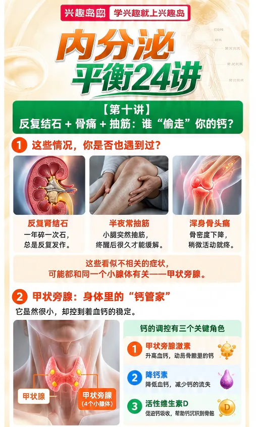 第10讲课程原图第1/3段：常见困惑与钙调控的三个角色