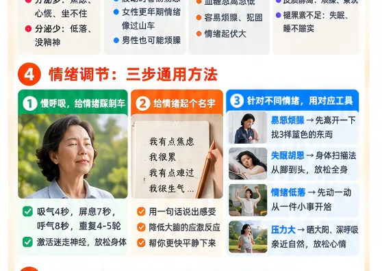 第15讲课程原图第3/5段：三步情绪调节与具体工具