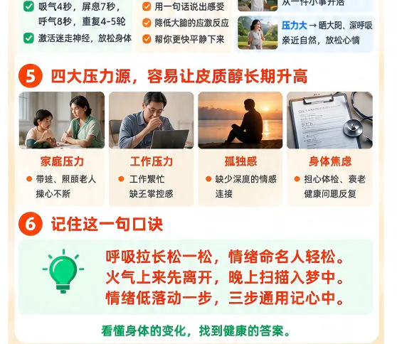 第15讲课程原图第4/5段：四类压力源与口诀