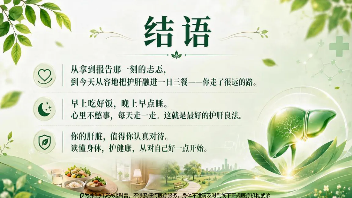 结营典礼课程原图第31/32页:从报告忐忑到把护肝融入日常的结营回顾
