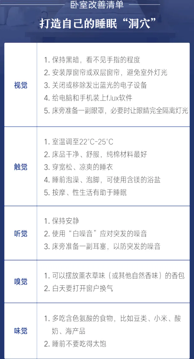 卧室改善清单:打造自己的睡眠洞穴